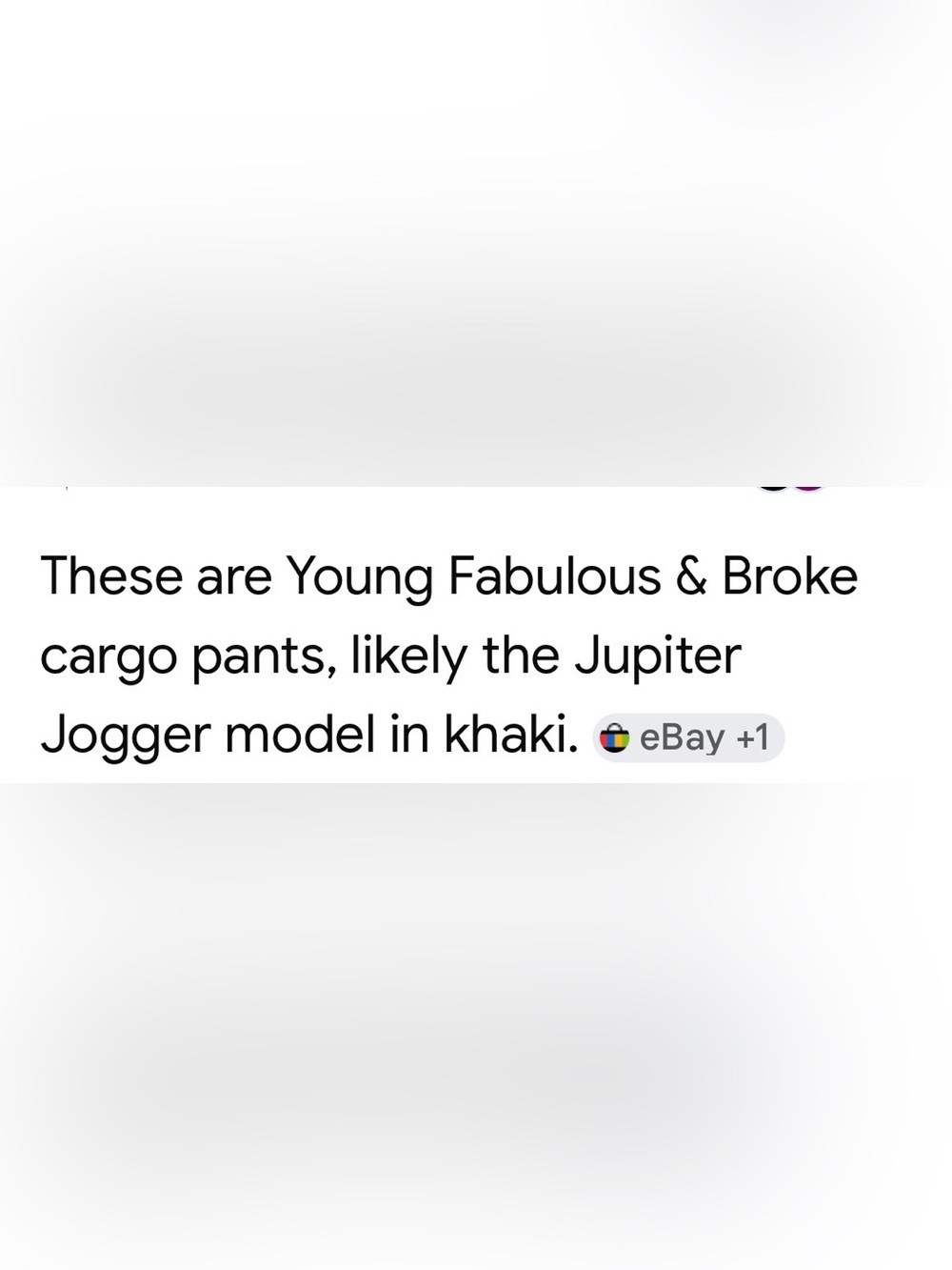 NWOT Young Fabulous & Broke Jupiter Joggers khaki - Picture 3 of 11